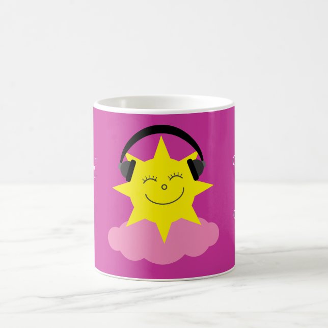 La vie de Lovin sur ma tasse rose de récupération (Centre)