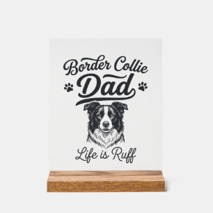 La vie de papa Border Collie est rude conception d