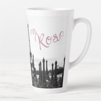 La Vie en Rose Paris Tour Eiffel tasse latte