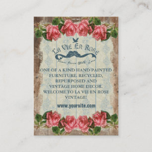 La Vie En Rose Vintage ~ Business Card