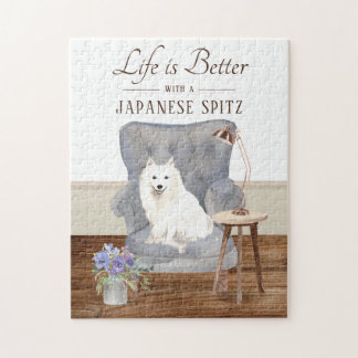 La Vie Est Avec Un Puzzle Spitz Japonais