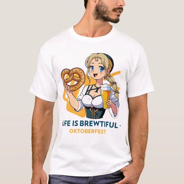 La vie est belle Oktoberfest T-Shirt (Devant)