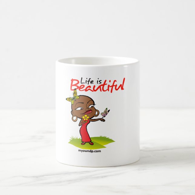 La vie est belle tasse (Centre)