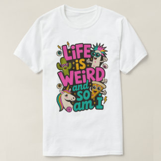 La vie est bizarre et moi aussi T-Shirt basique po