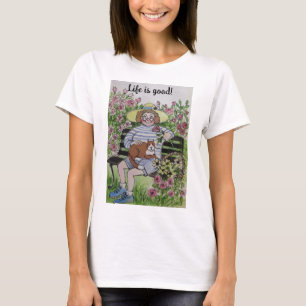 La vie est bonne/ t-shirt féminin