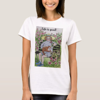 La vie est bonne/ t-shirt féminin