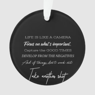 la vie est comme une caméra