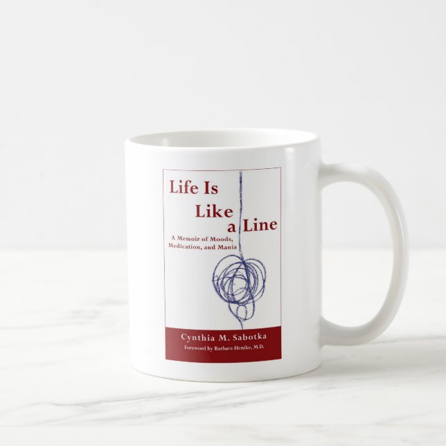 La vie est comme une ligne tasse de café (Droite)