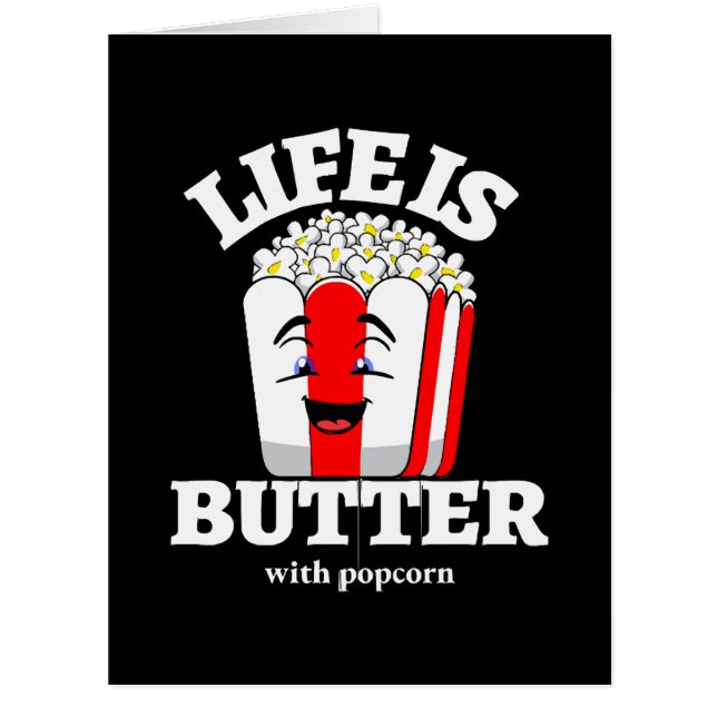La Vie Est Du Beurre Avec Du Popcorn (Devant)