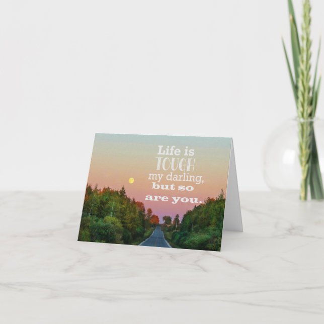 La vie est dure mais vous êtes dur aussi Carte de  (Devant)