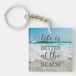 La vie est meilleure à la plage Typographie photo