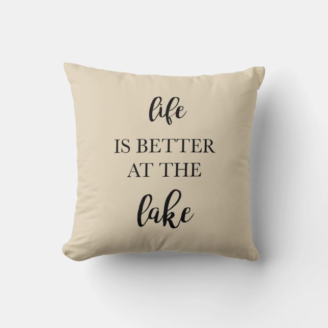 La vie est meilleure au Coussin du lac Beige (Recto)