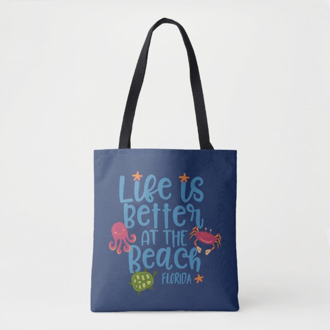 La vie est meilleure au sac de souvenir de la (Devant)
