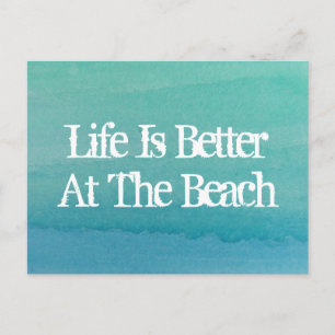 La vie est meilleure aux cartes postales mobiles à