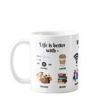 La vie est meilleure avec les tasses