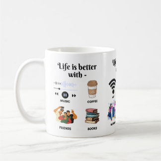 La vie est meilleure avec les tasses