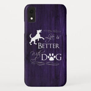 La vie est meilleure avec un coque iphone de chien