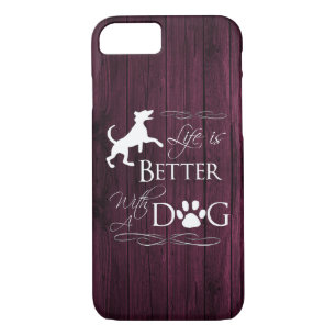 La vie est meilleure avec un coque iphone de chien