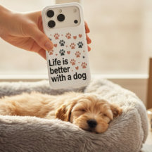 La vie est meilleure avec une coque de téléphone p