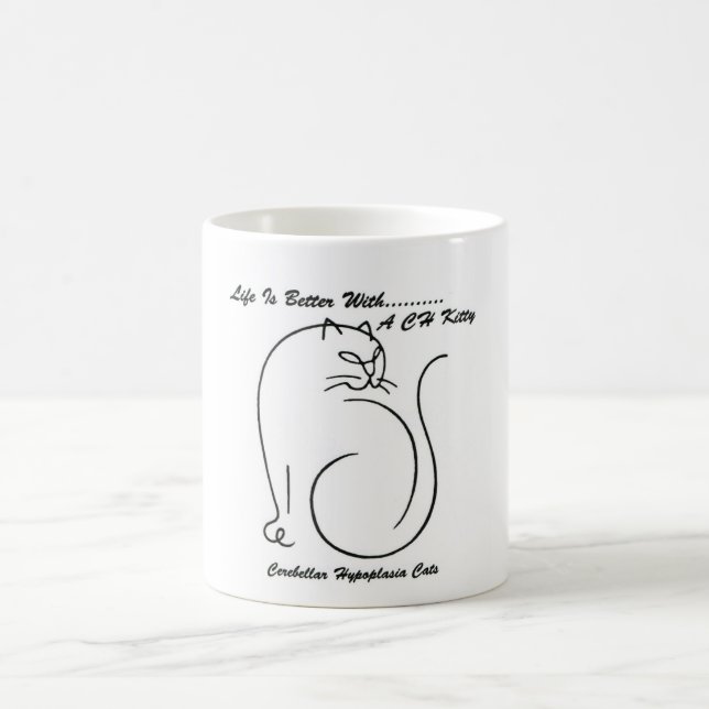 La vie est meilleure avec une tasse de café de ch (Centre)