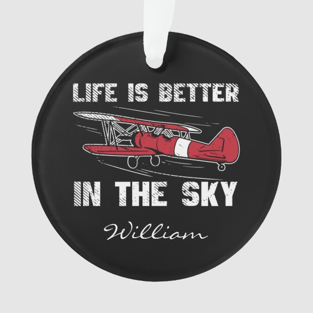 La vie est meilleure dans le ciel Pilote Noël (devant)