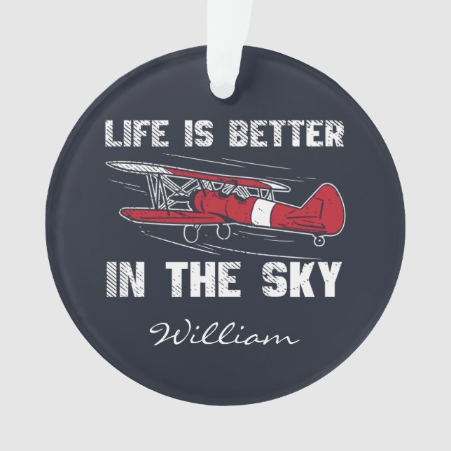 La vie est meilleure dans le ciel Pilote Noël (devant)