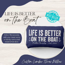 La vie est meilleure sur le Coussin du nom de bate