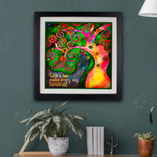 "La vie est rapide" Inspiribilité Impression photo