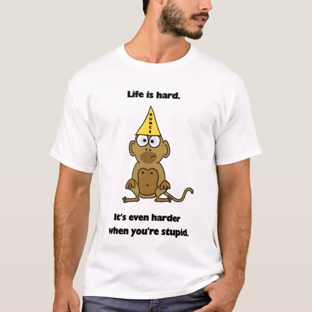 La vie est T-shirt dur (Devant)