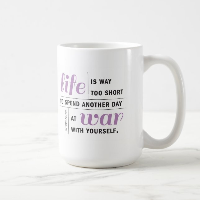 La vie est tasse de motivation trop courte (Droite)