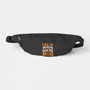La vie est trop courte Graphique amateur de chiens