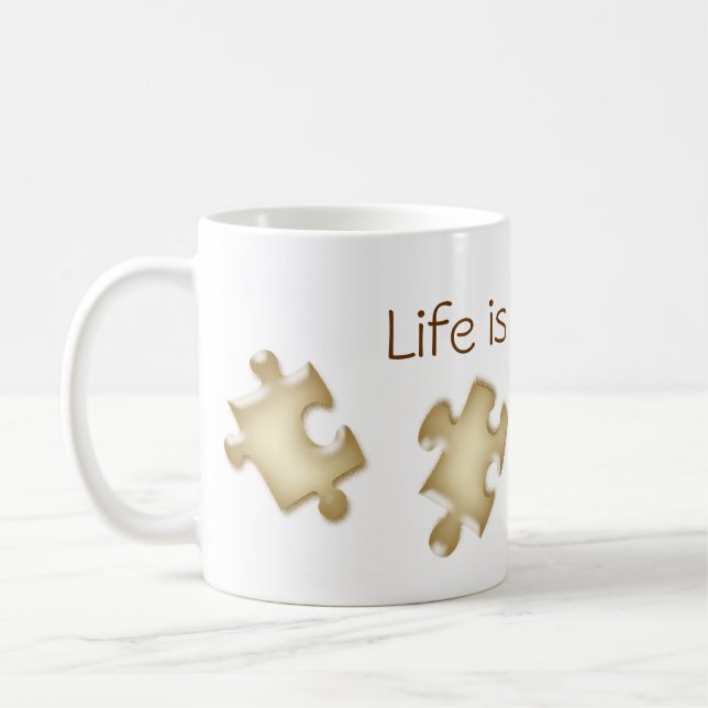 La vie est un puzzle Mug (Gauche)