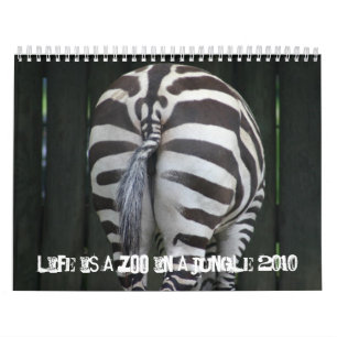 La vie est un zoo dans un calendrier 2010 de