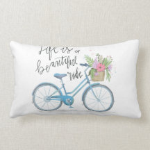 La vie est une belle randonnée, coussin à l'accent