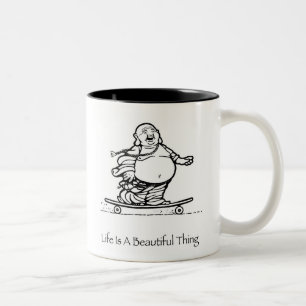 La vie est une belle tasse de café de Bouddha de