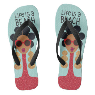 La vie est une plage à tongs