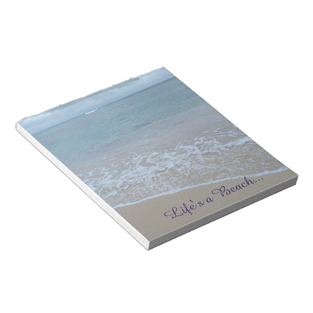 La vie est une plage... bloc-notes (Incliné)