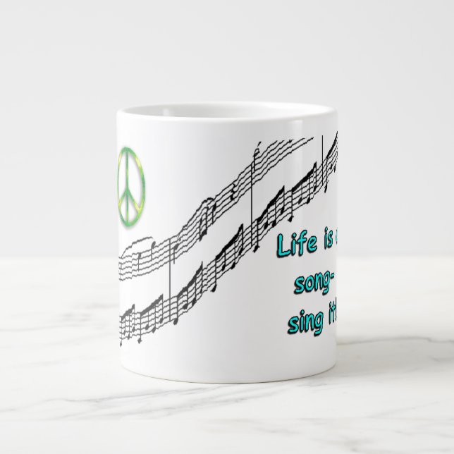La vie est une tasse de chansons (Devant)