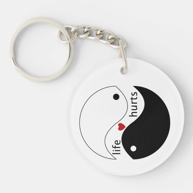 La vie fait mal, coeur, yin-yang La dynamique de l (Devant)
