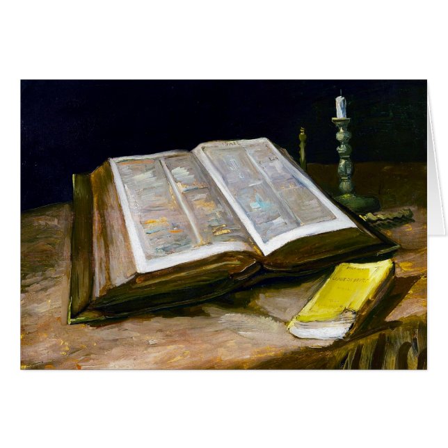 La vie morte avec la Bible par Vincent Van Gogh (Devant Horizontal)