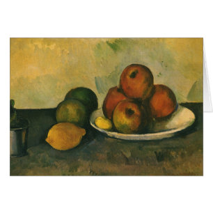 La vie morte avec les pommes par Paul Cezanne