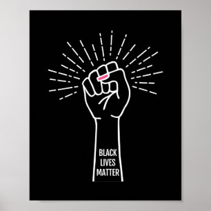 La vie noire a de l'importance, affiche à main fém
