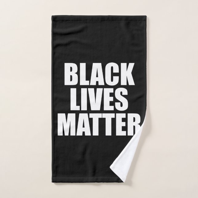 La vie noire importe (Serviette à main)