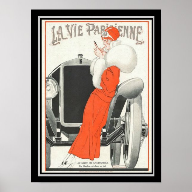 La Vie Parisienne Art Deco Poster 12 x 16 (Front)