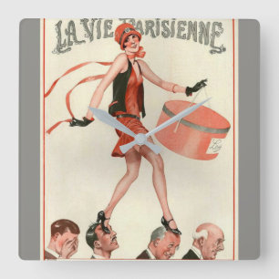La Vie Parisienne Art Deco Wall Clock