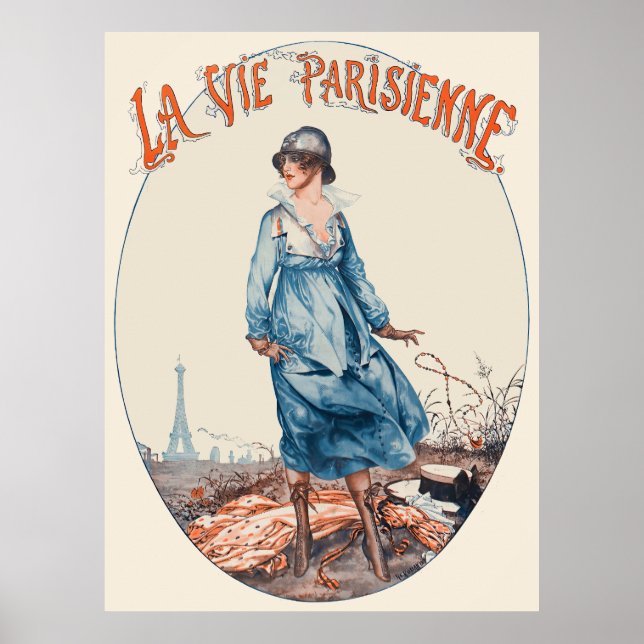 La Vie Parisienne -Lutetia Juin MCMXVIII Poster (Front)