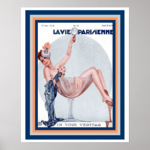 La Vie Parsienne Party Poster fille 16 x 20