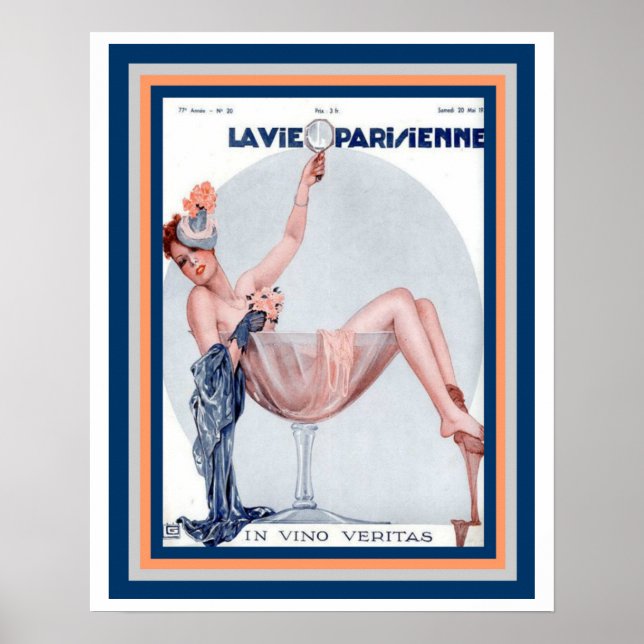 La Vie Parsienne Party Poster fille 16 x 20 (Devant)