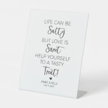 La vie peut être salée, mais l'amour est signe dou