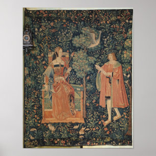 La Vie Seigneuriale: Reading Poster